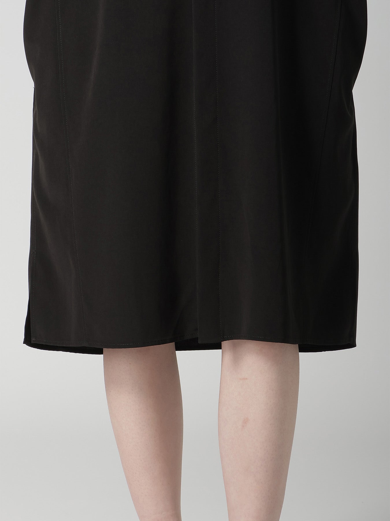 TA/PE SUPER VIYON TUSSER SLEEVELESS SHIRT DRESS