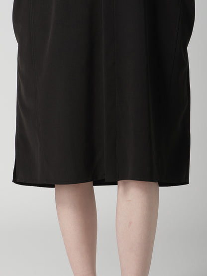 TA/PE SUPER VIYON TUSSER SLEEVELESS SHIRT DRESS