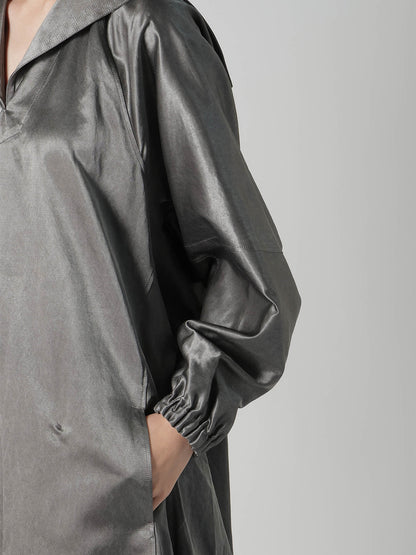 BLEACH SATIN SAILOR COLLAR DRESS