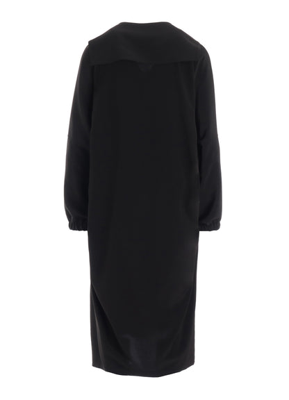 TA/PE SUPER VIYON TUSSER SAILOR COLLAR DRESS