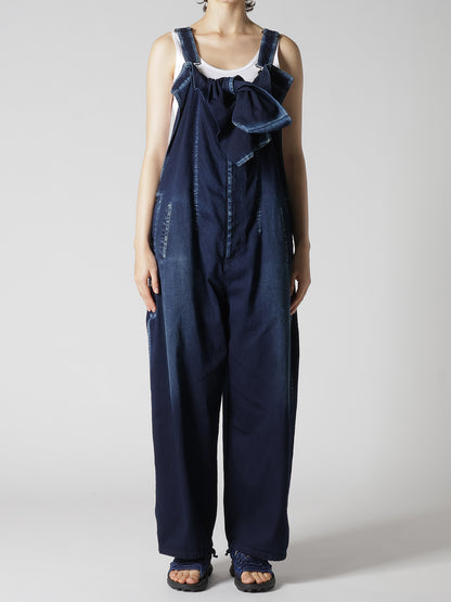 8OZ SPOTTED DENIM OVERALL