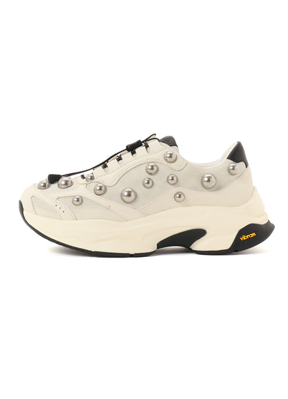 SYNTHETIC LEATHER DOT DAD SNEAKER