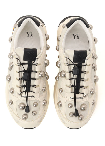 SYNTHETIC LEATHER DOT DAD SNEAKER