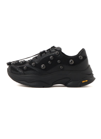 SYNTHETIC LEATHER DOT DAD SNEAKER