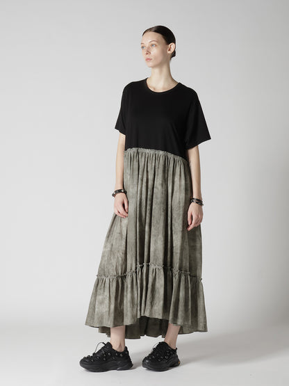 SYNTHETIC LEATHER DOT DAD SNEAKER