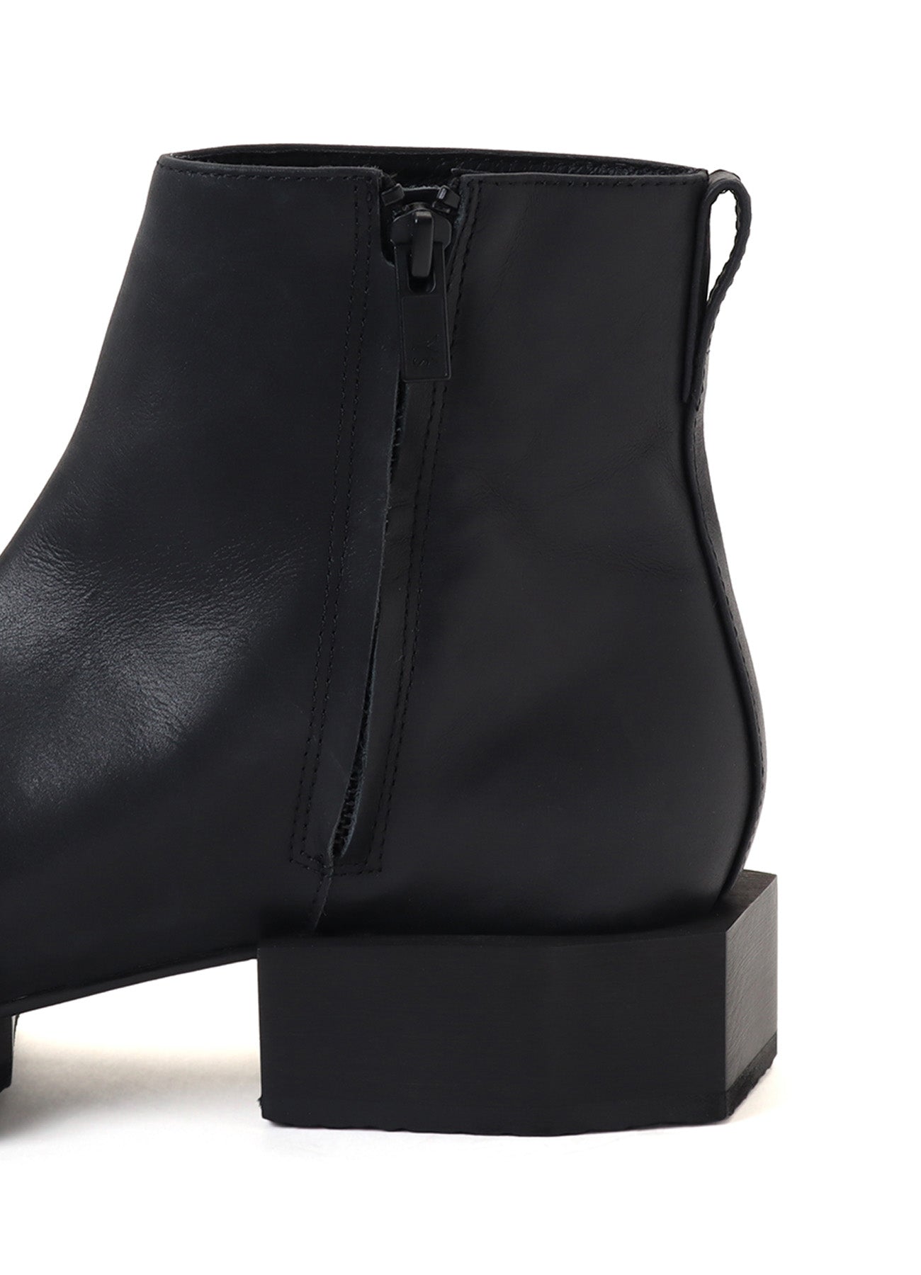 SOFT SMOOTH LEATHER WOOD SOLE BOOTS