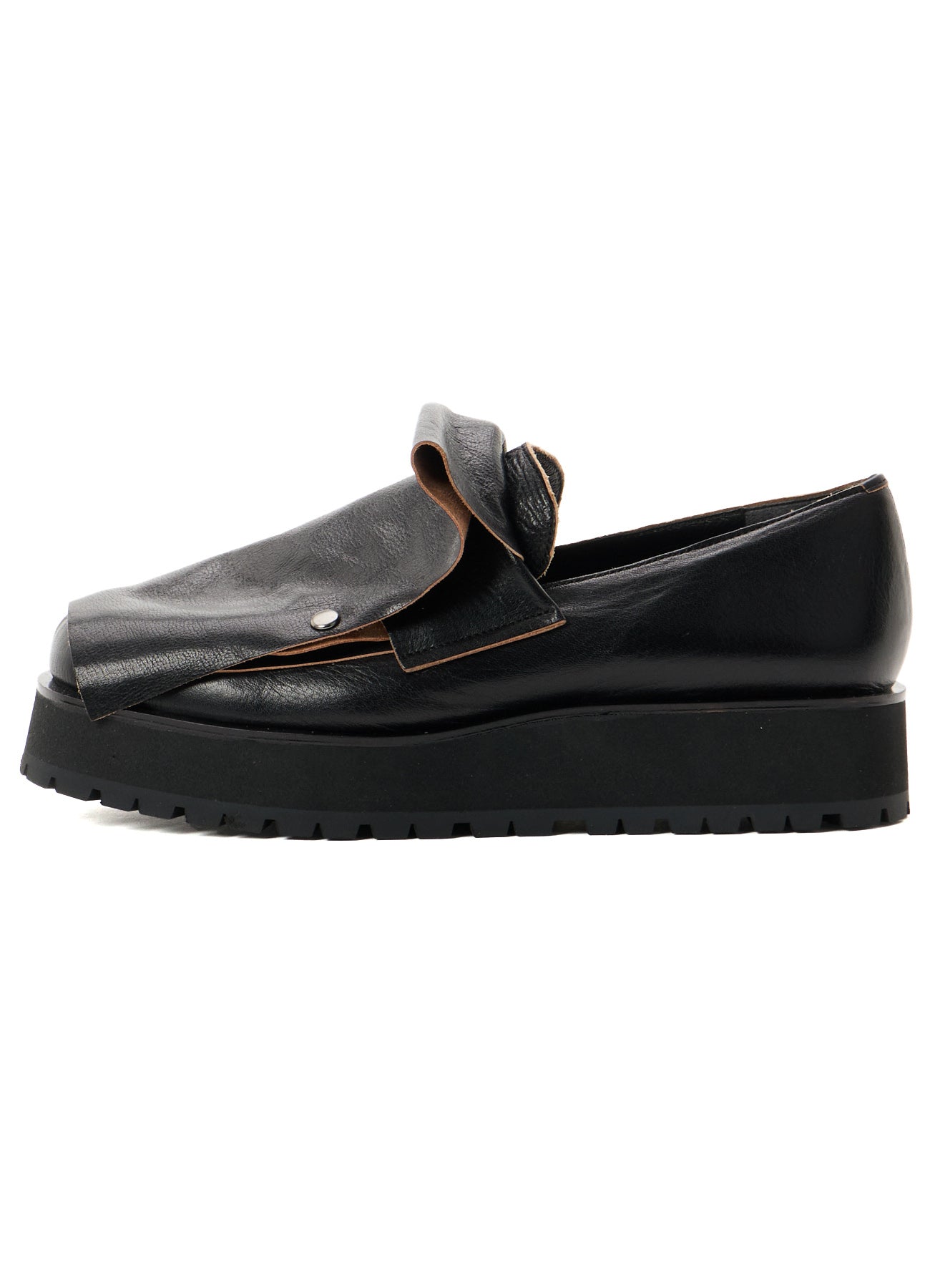 SURFACE-DYED SOFT TAN LEATHER 2 WAY LOAFERS