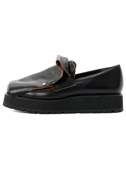 SURFACE-DYED SOFT TAN LEATHER 2 WAY LOAFERS