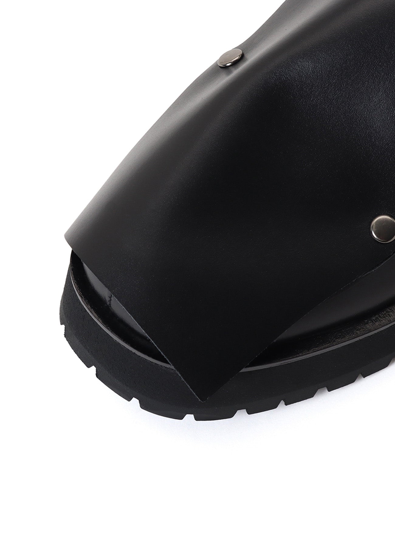 SEMI GLOSS LEATHER 2 WAY LOAFERS