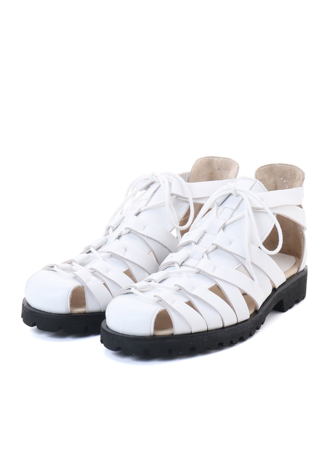 SOFT LEATHER GURKHA SANDALS – THE SHOP YOHJI YAMAMOTO