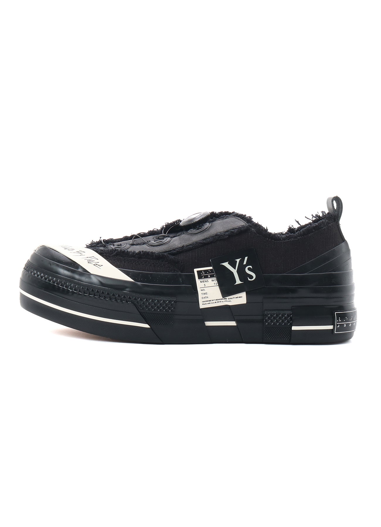 Y's × xVESSEL PLATFORMM SNEAKER – THE SHOP YOHJI YAMAMOTO