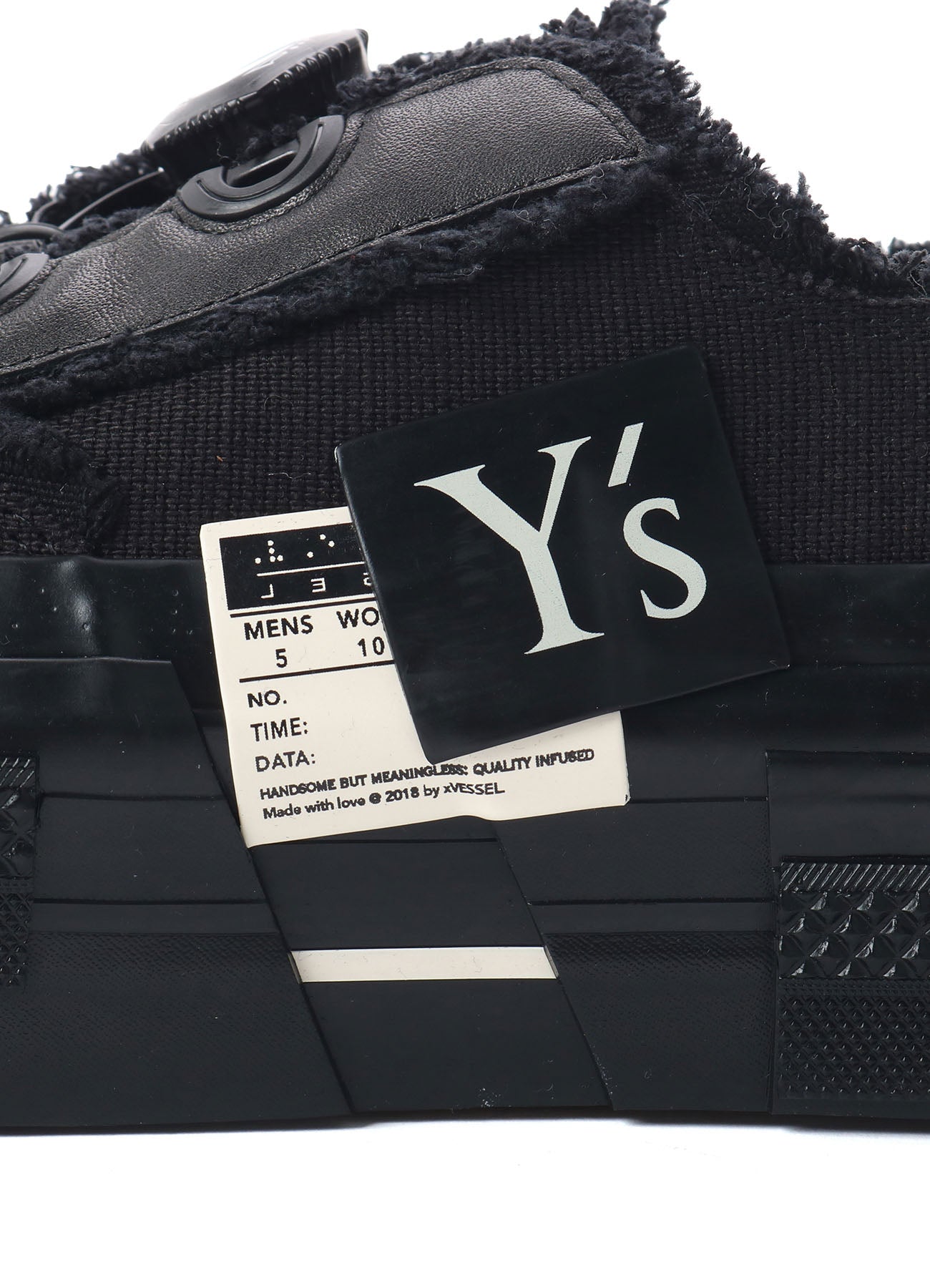 Y's × xVESSEL PLATFORMM SNEAKER – THE SHOP YOHJI YAMAMOTO