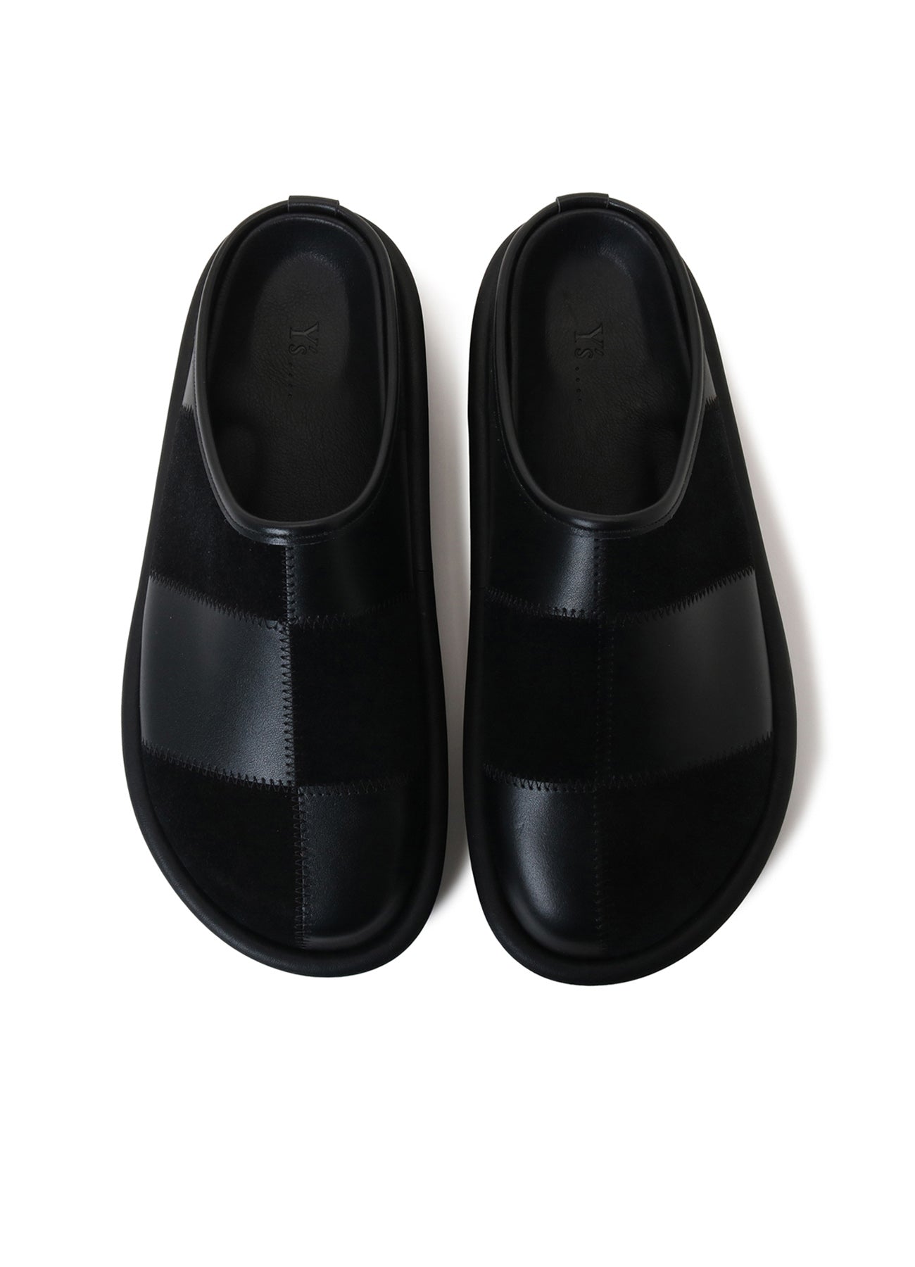 COW LEATHER PATCHWORK SANDALS – THE SHOP YOHJI YAMAMOTO