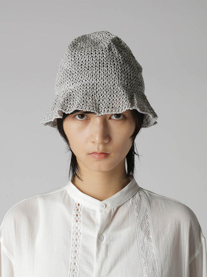OPENWORK KNIT THERMOS HAT