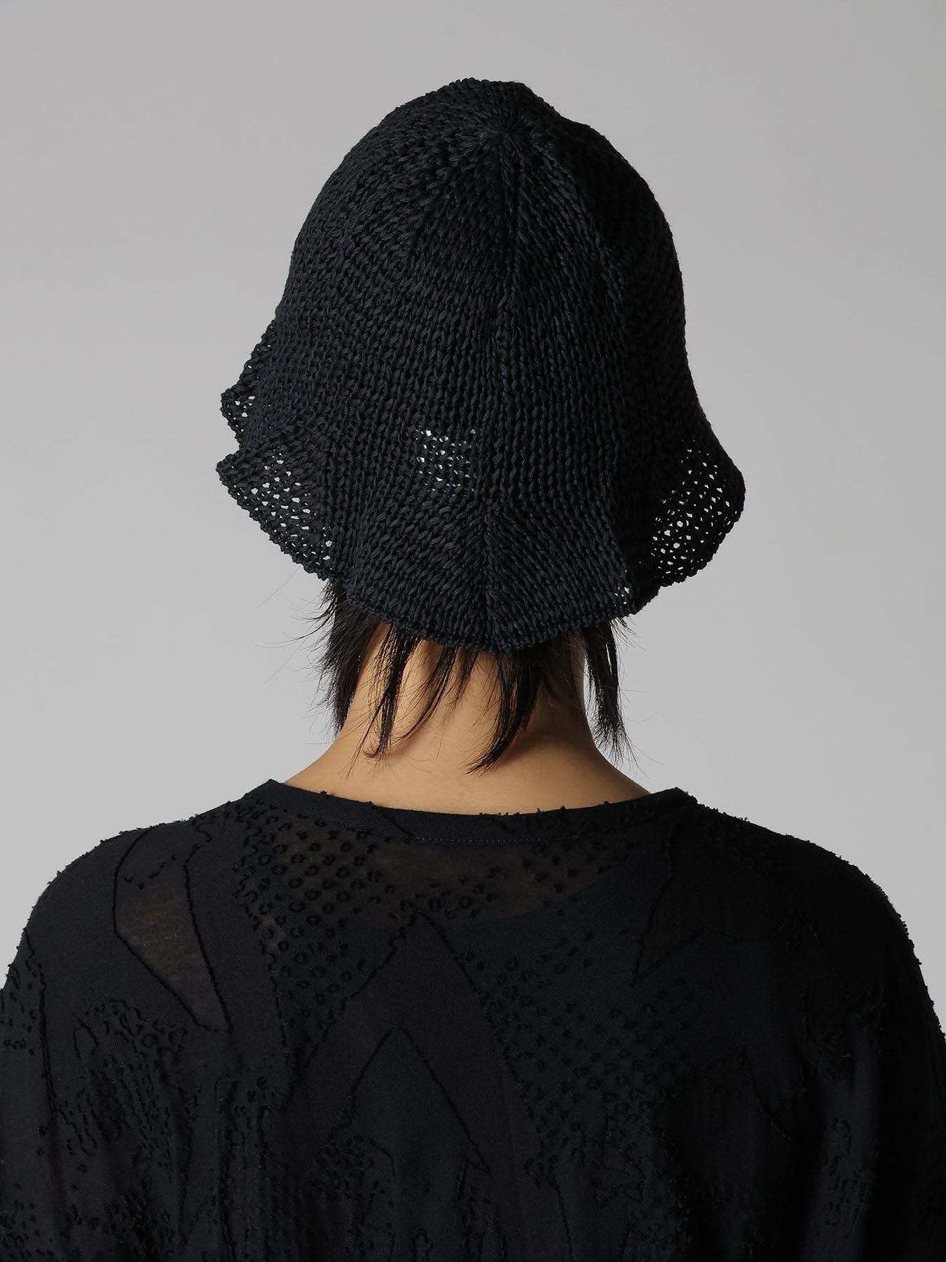 OPENWORK KNIT THERMOS HAT – THE SHOP YOHJI YAMAMOTO
