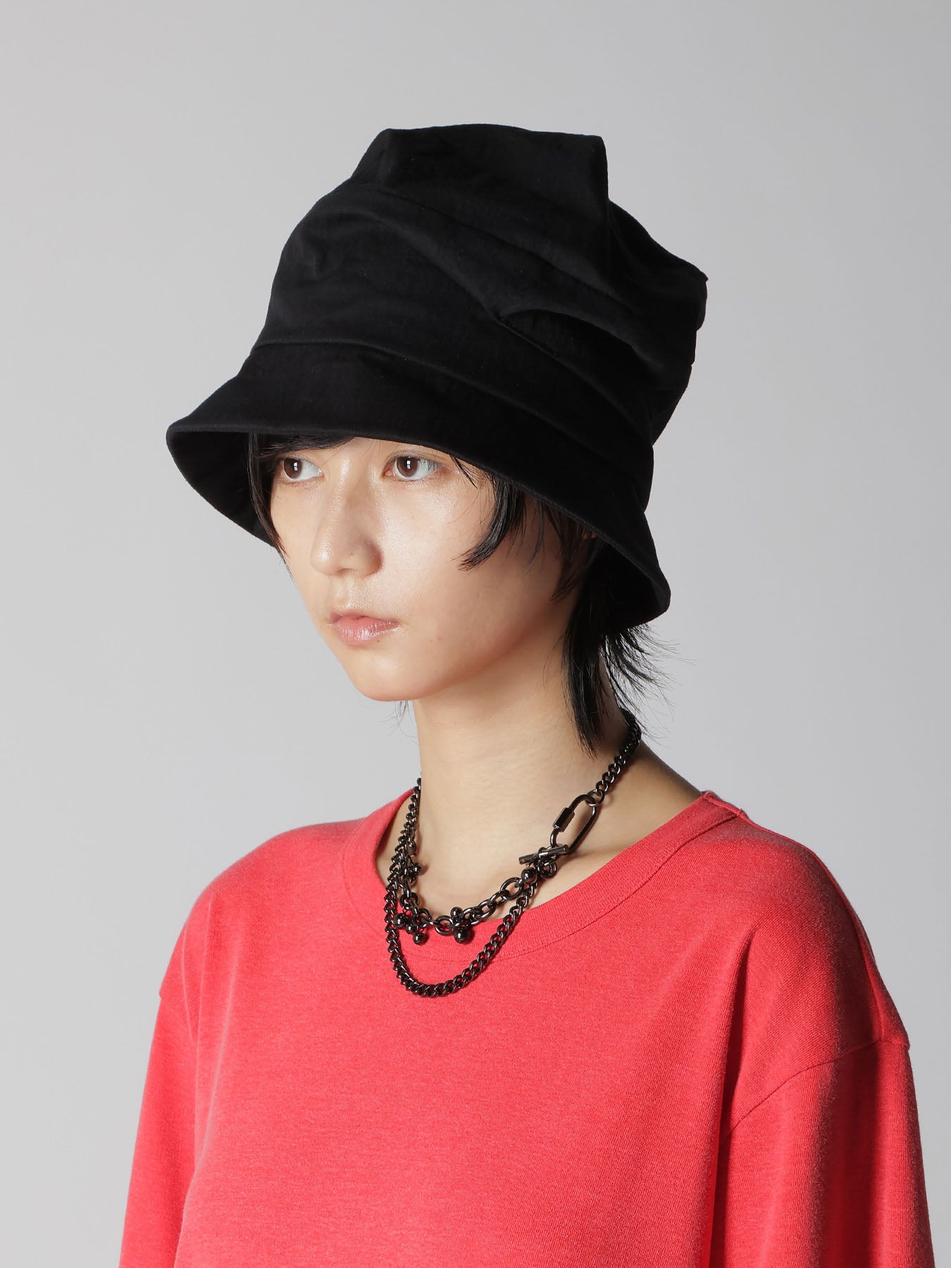 C/NY GABARDINE SQUARE TUCK HAT – THE SHOP YOHJI YAMAMOTO