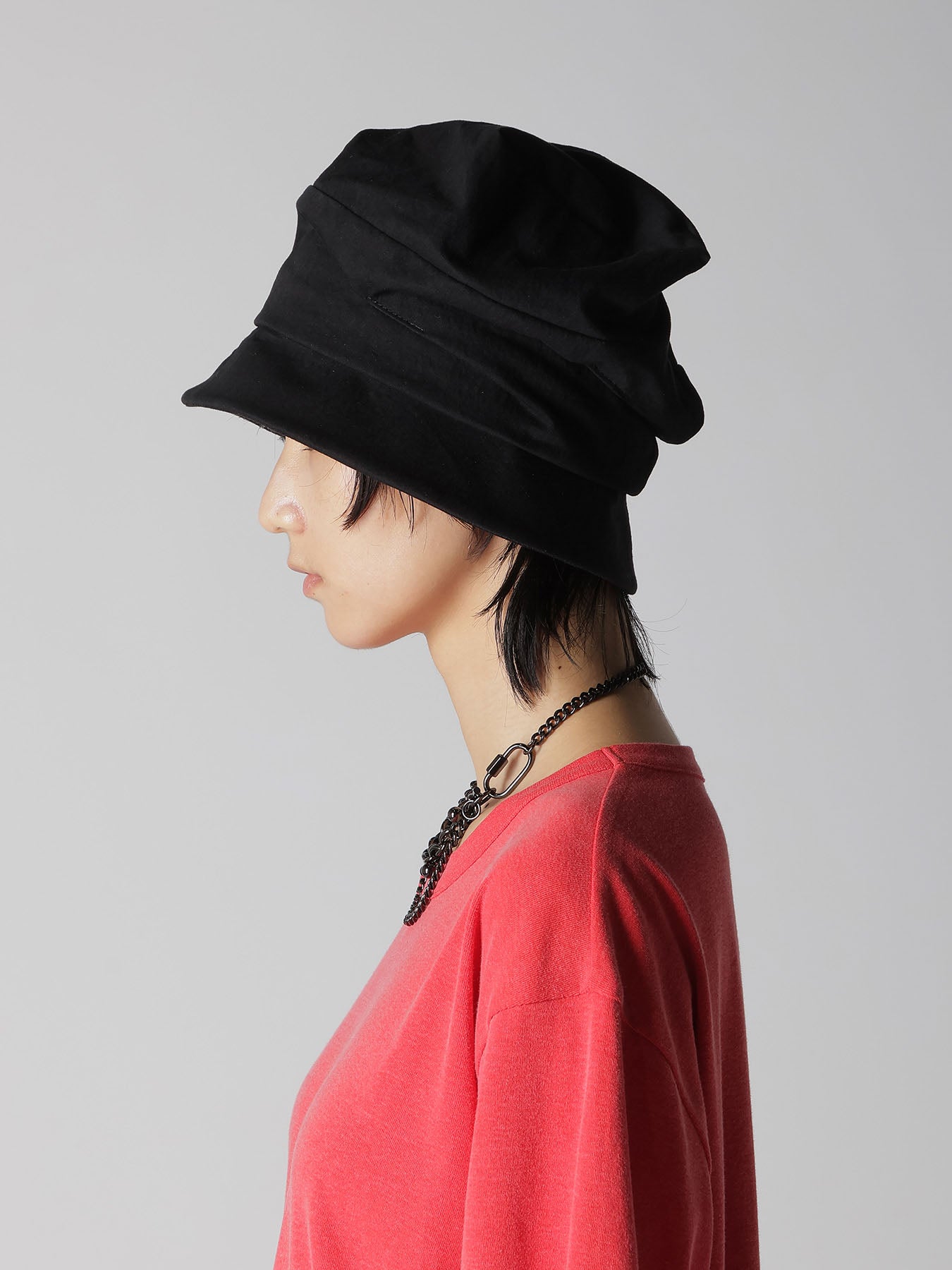 C/NY GABARDINE SQUARE TUCK HAT – THE SHOP YOHJI YAMAMOTO