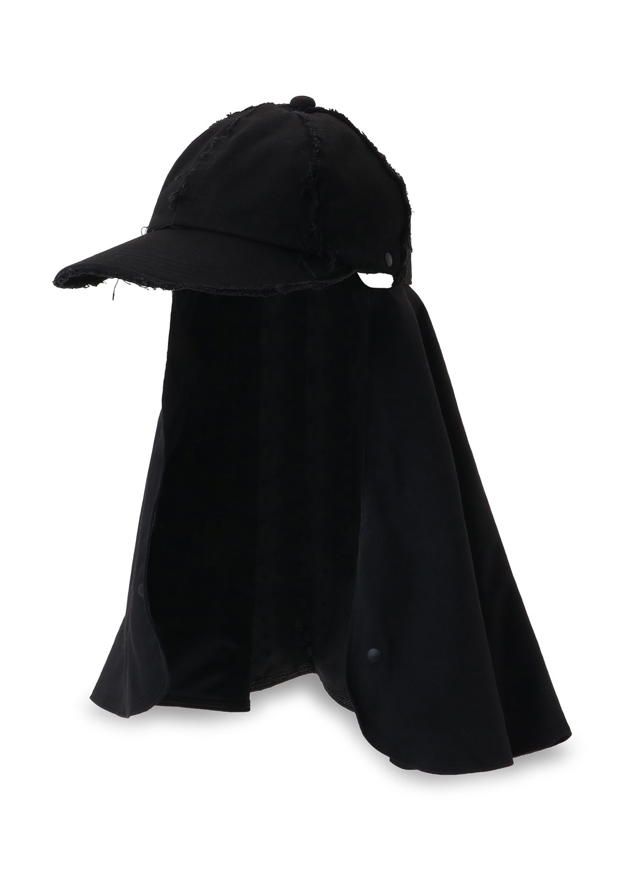 COTTON CANVAS CAP W/ CAPE – THE SHOP YOHJI YAMAMOTO