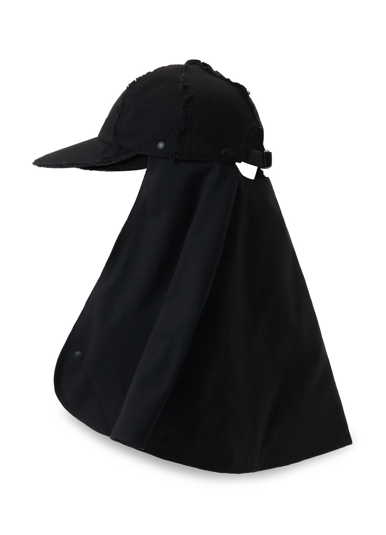 COTTON CANVAS CAP W/ CAPE – THE SHOP YOHJI YAMAMOTO