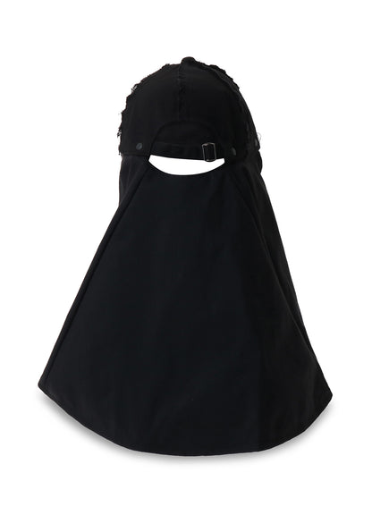 COTTON CANVAS CAP W/ CAPE