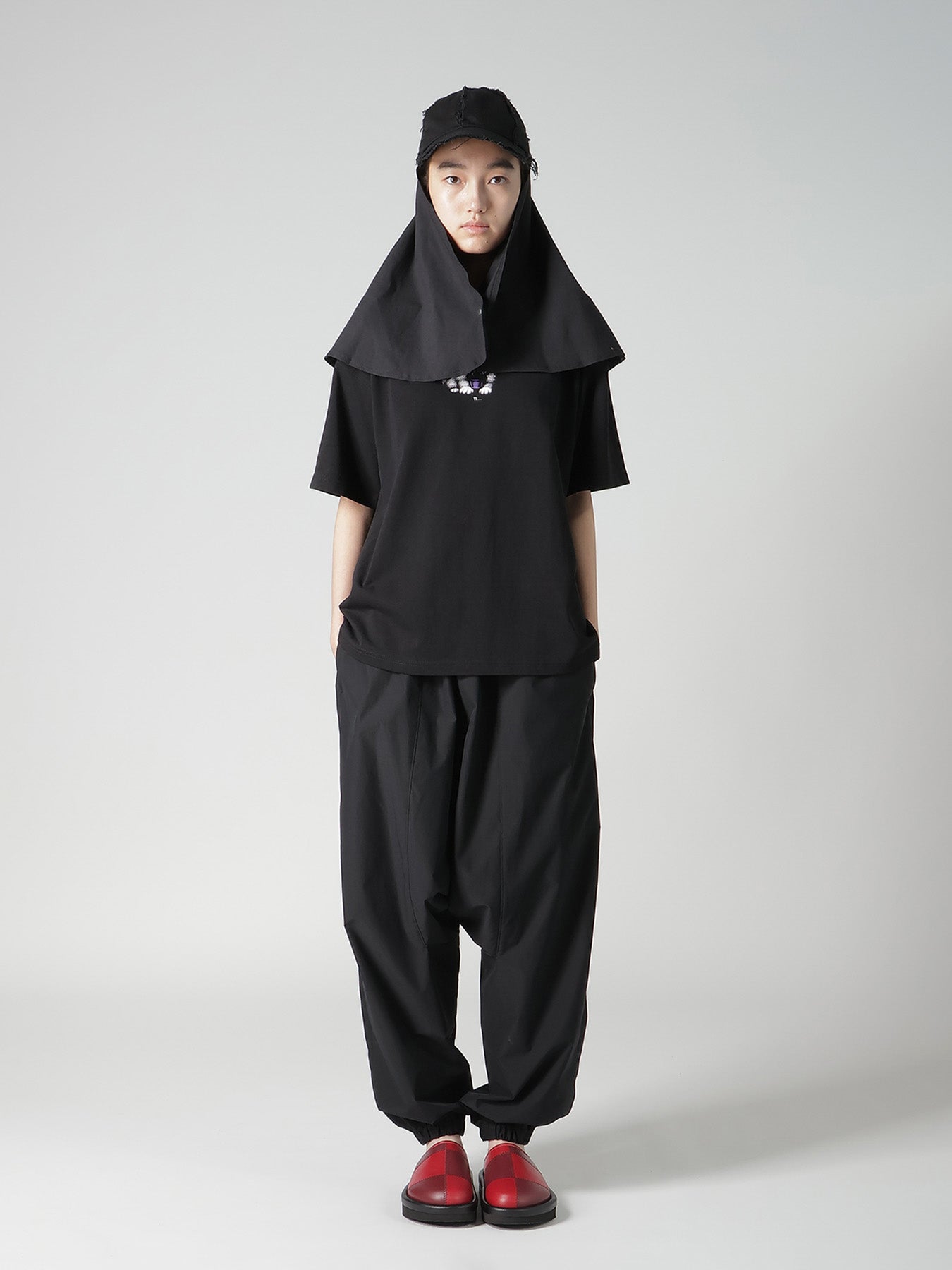 COTTON CANVAS CAP W/ CAPE