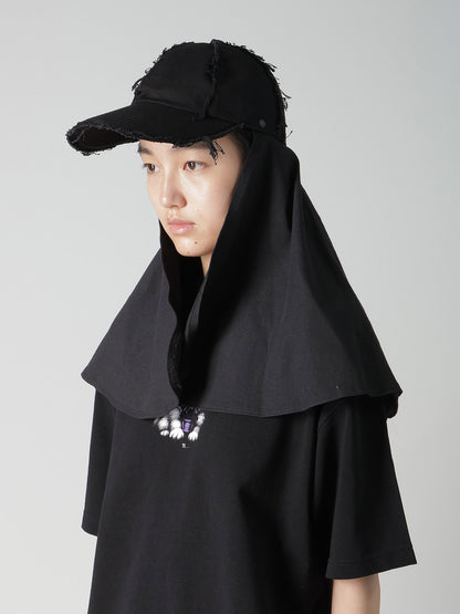 COTTON CANVAS CAP W/ CAPE