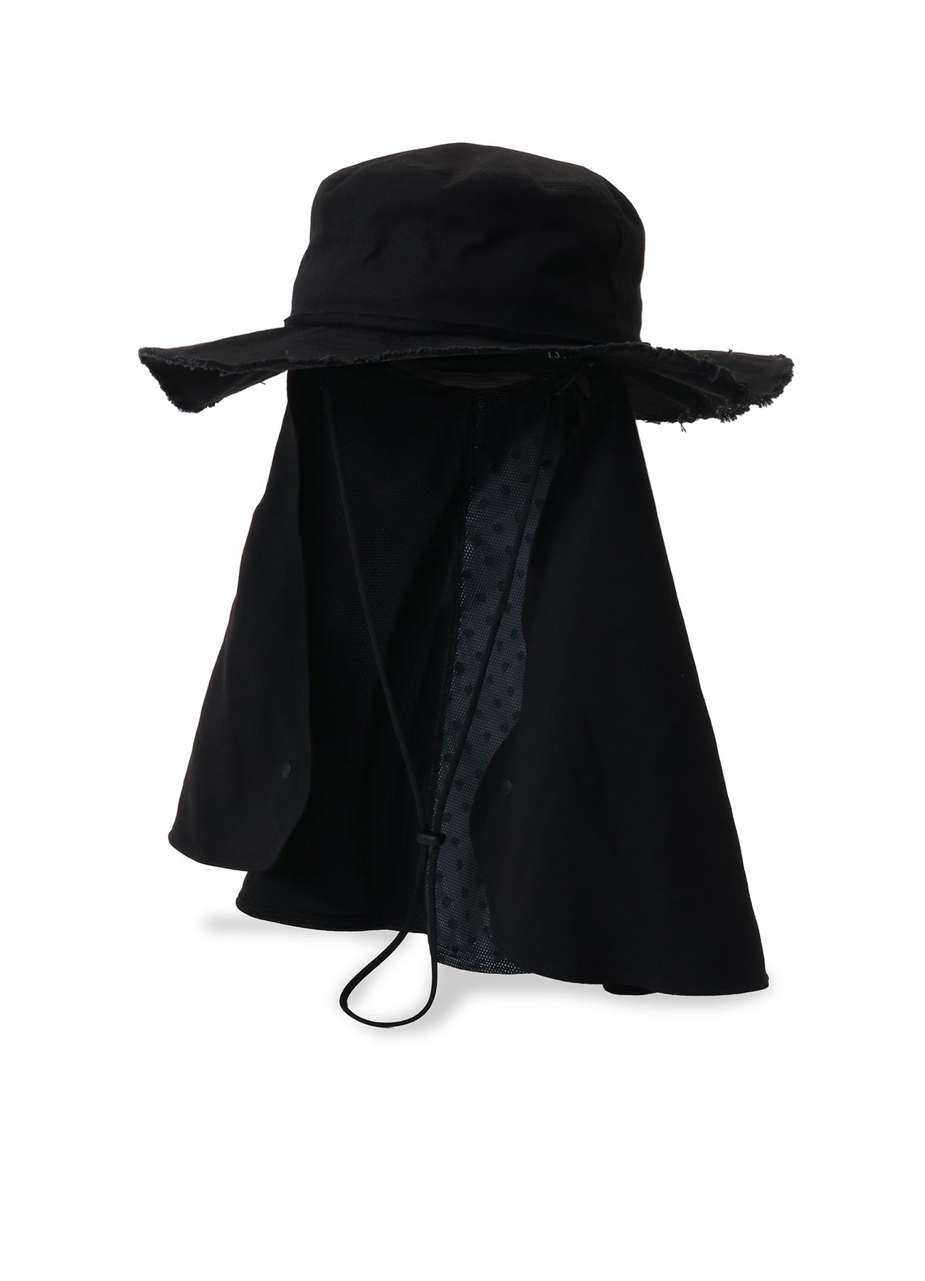 COTTON CANVAS HAT W/ CAPE – THE SHOP YOHJI YAMAMOTO