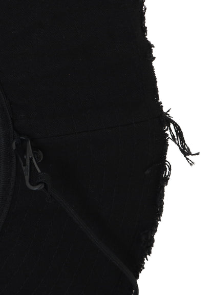 COTTON CANVAS HAT W/ CAPE