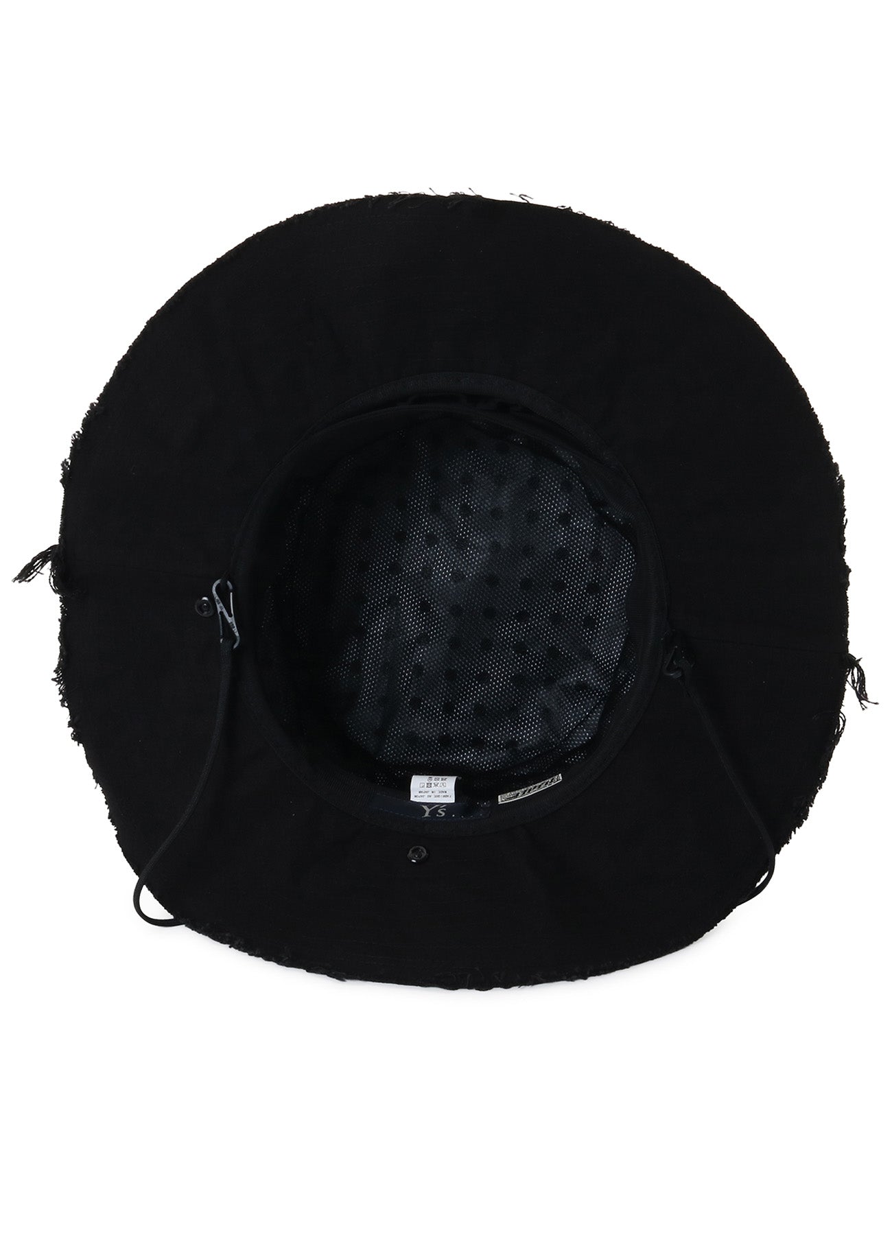 COTTON CANVAS HAT W/ CAPE