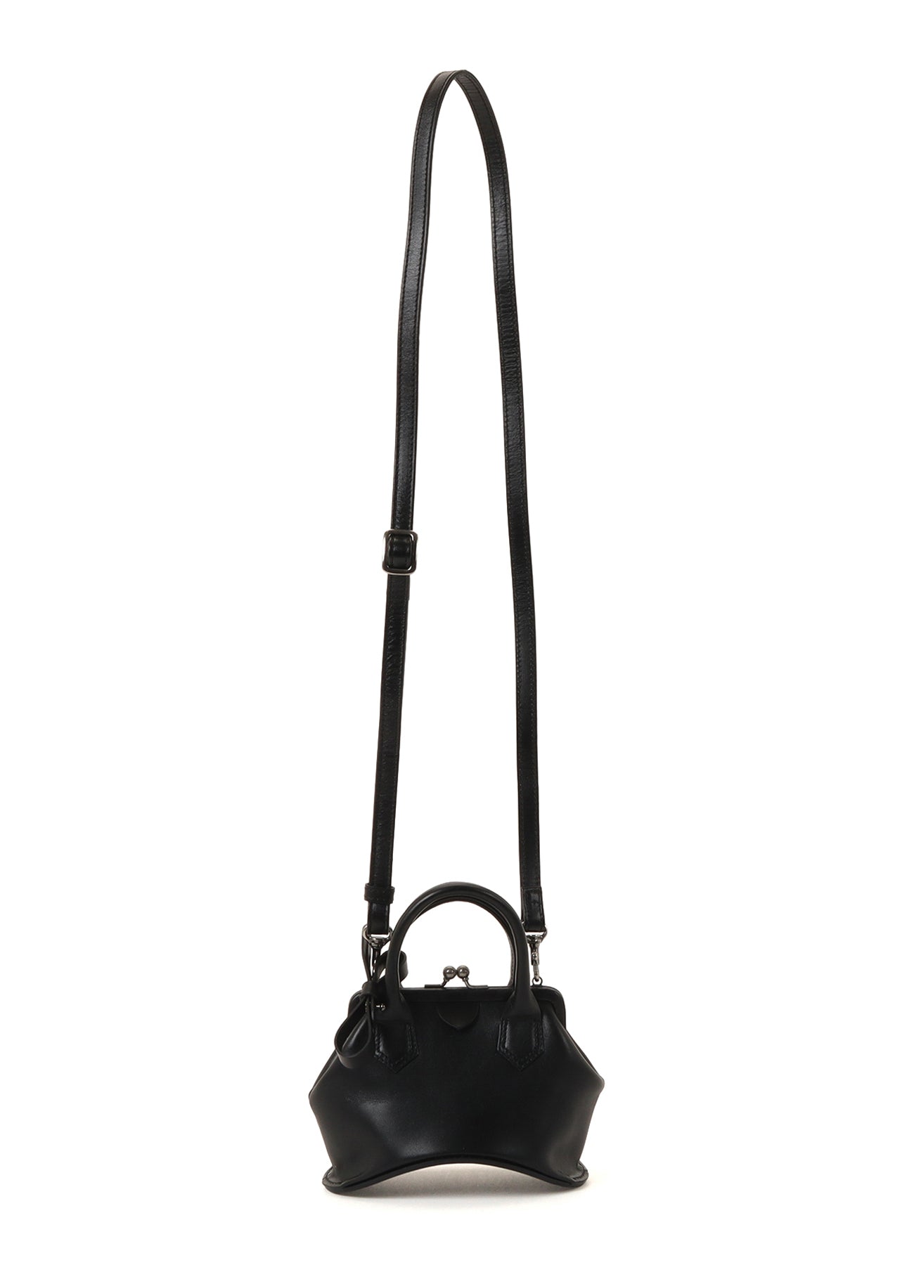 OIL SOFT LEATHER CURVED MINI METAL CLASP BAG – THE SHOP YOHJI YAMAMOTO