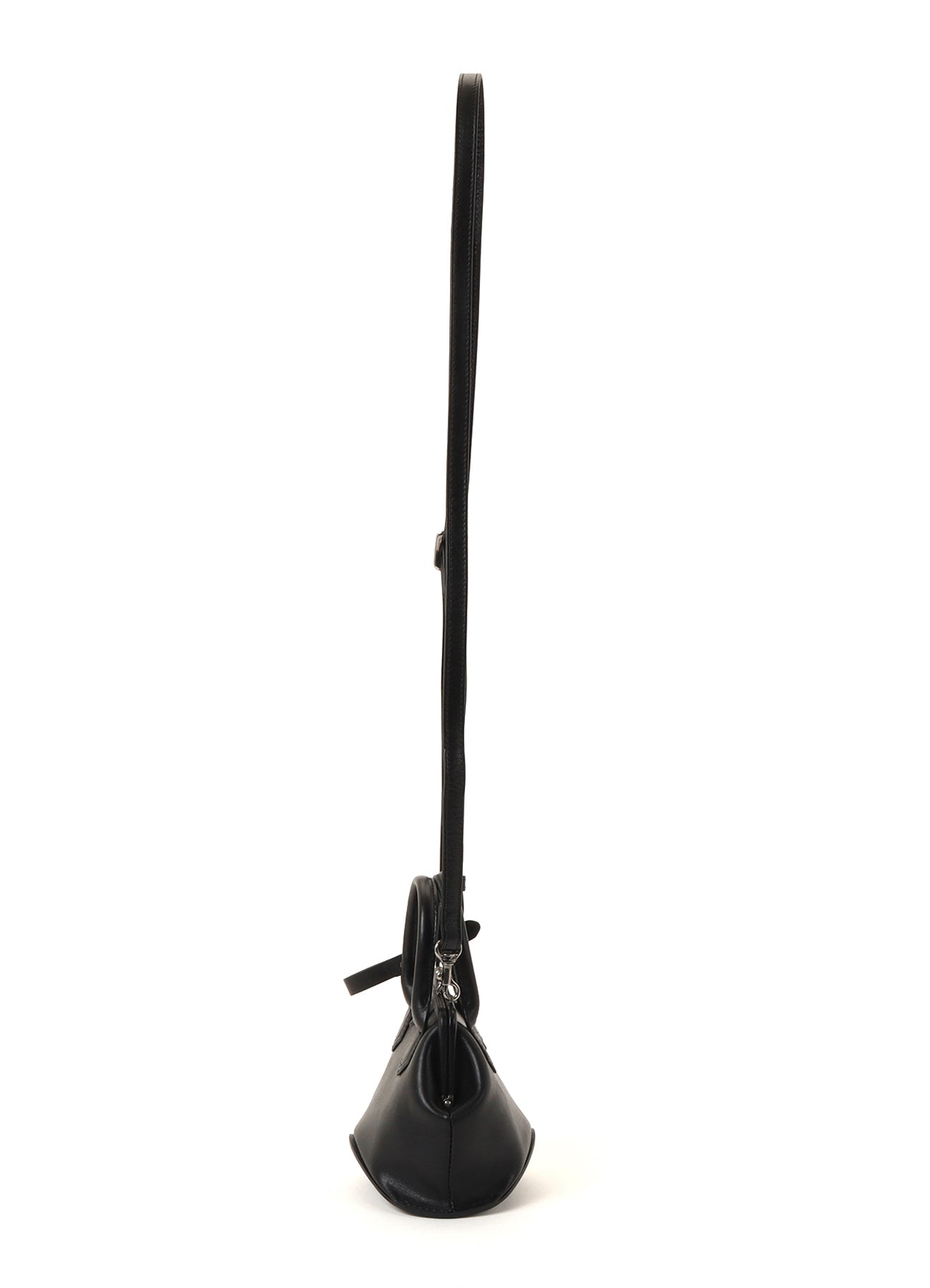 OIL SOFT LEATHER CURVED MINI METAL CLASP BAG – THE SHOP YOHJI YAMAMOTO OIL SOFT LEATHER CURVED MINI METAL CLASP BAG – THE SHOP YOHJI YAMAMOTO