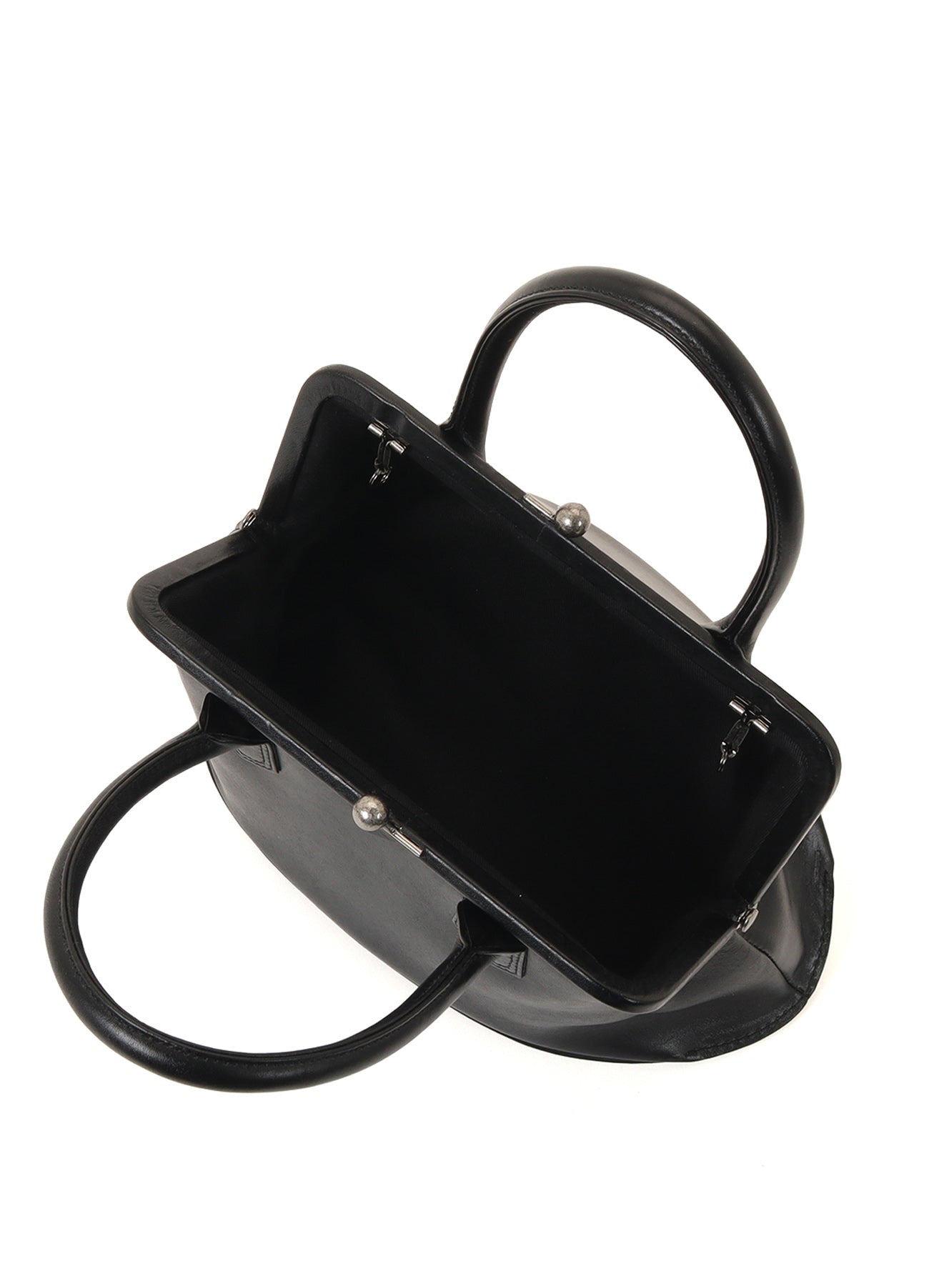 OIL SOFT LEATHER CURVED METAL CLASP BAG – THE SHOP YOHJI YAMAMOTO