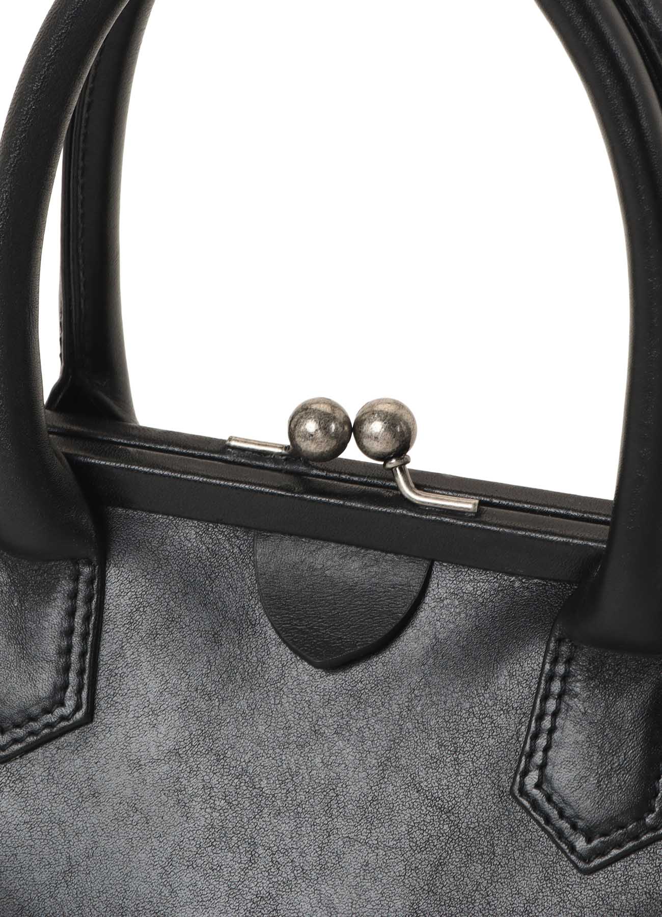 OIL SOFT LEATHER CURVED METAL CLASP BAG – THE SHOP YOHJI YAMAMOTO