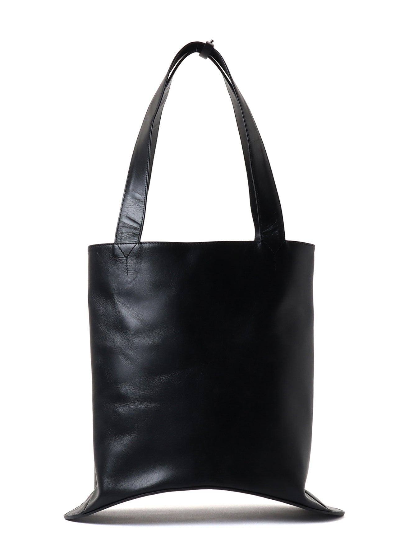 OIL SOFT LEATHER CURVED TOTE BAG – THE SHOP YOHJI YAMAMOTO