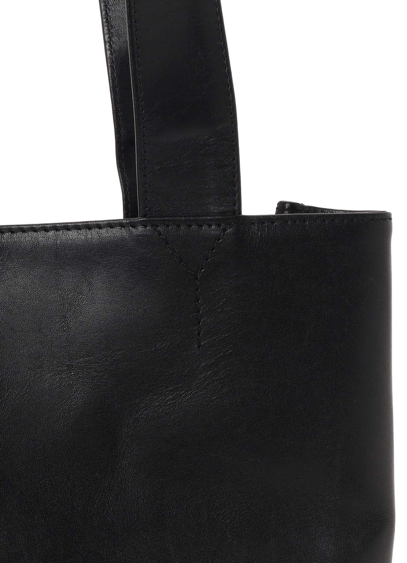OIL SOFT LEATHER CURVED TOTE BAG – THE SHOP YOHJI YAMAMOTO
