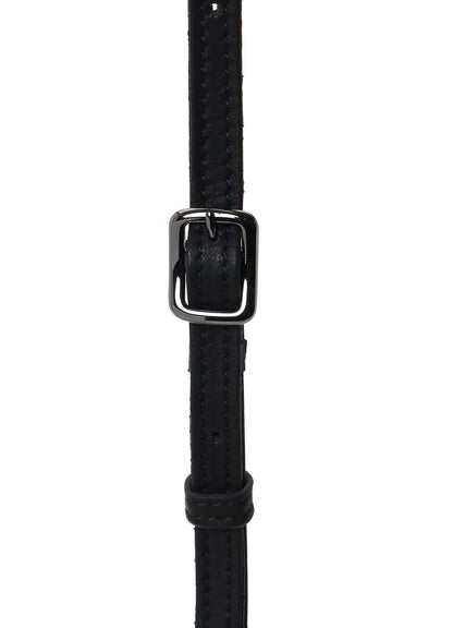 SOFT LEATHER METAL CLASP POCKET SHOULDER BAG