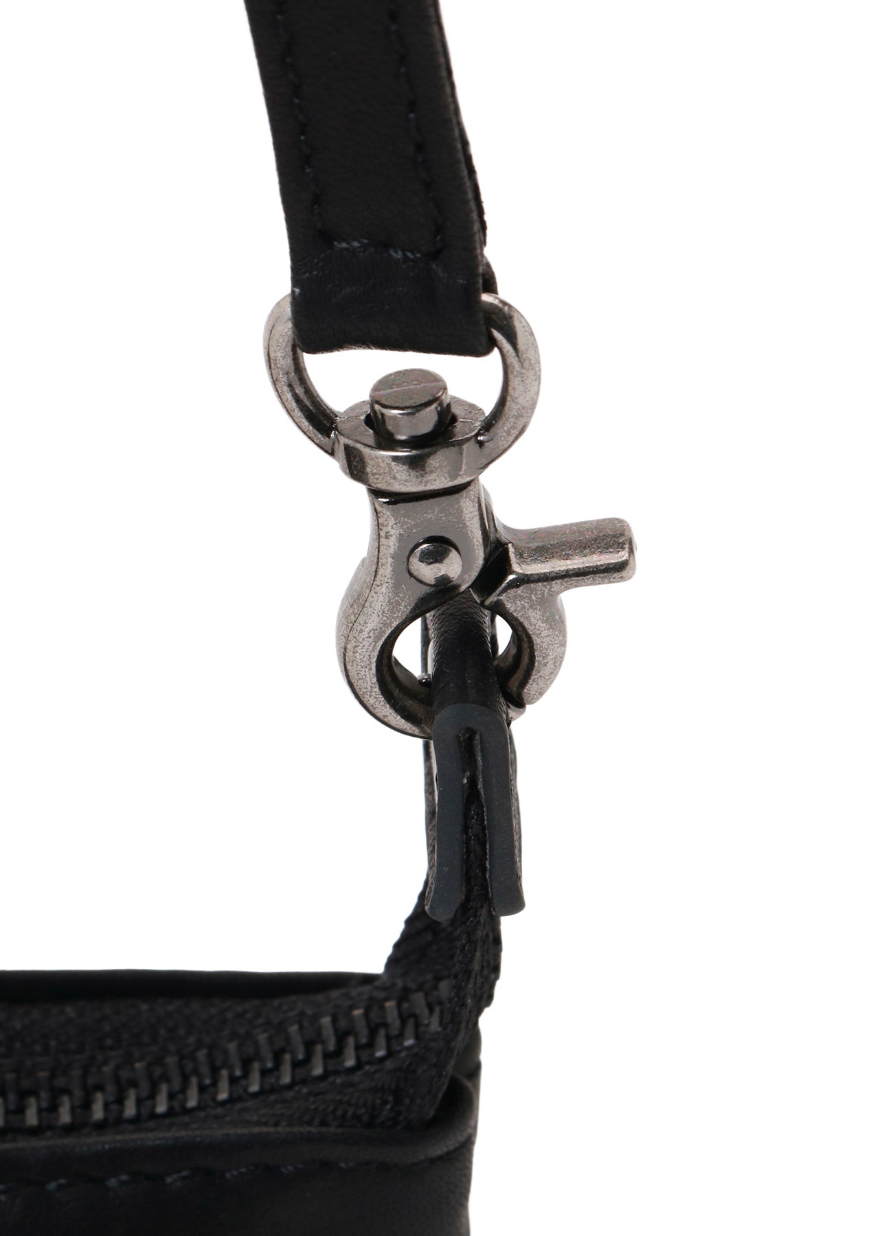 SOFT LEATHER METAL CLASP POCKET SHOULDER BAG – THE SHOP YOHJI YAMAMOTO