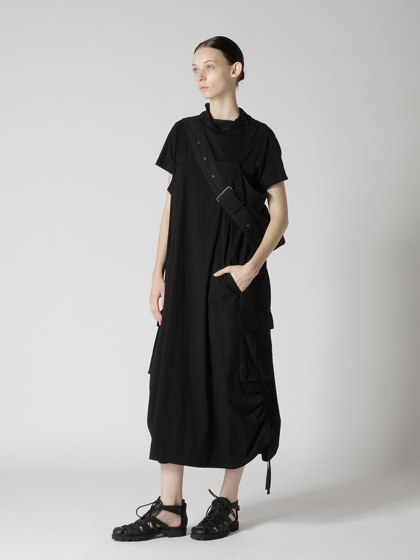 NY/ JET TAFFETA BOX SHOULDER BAG