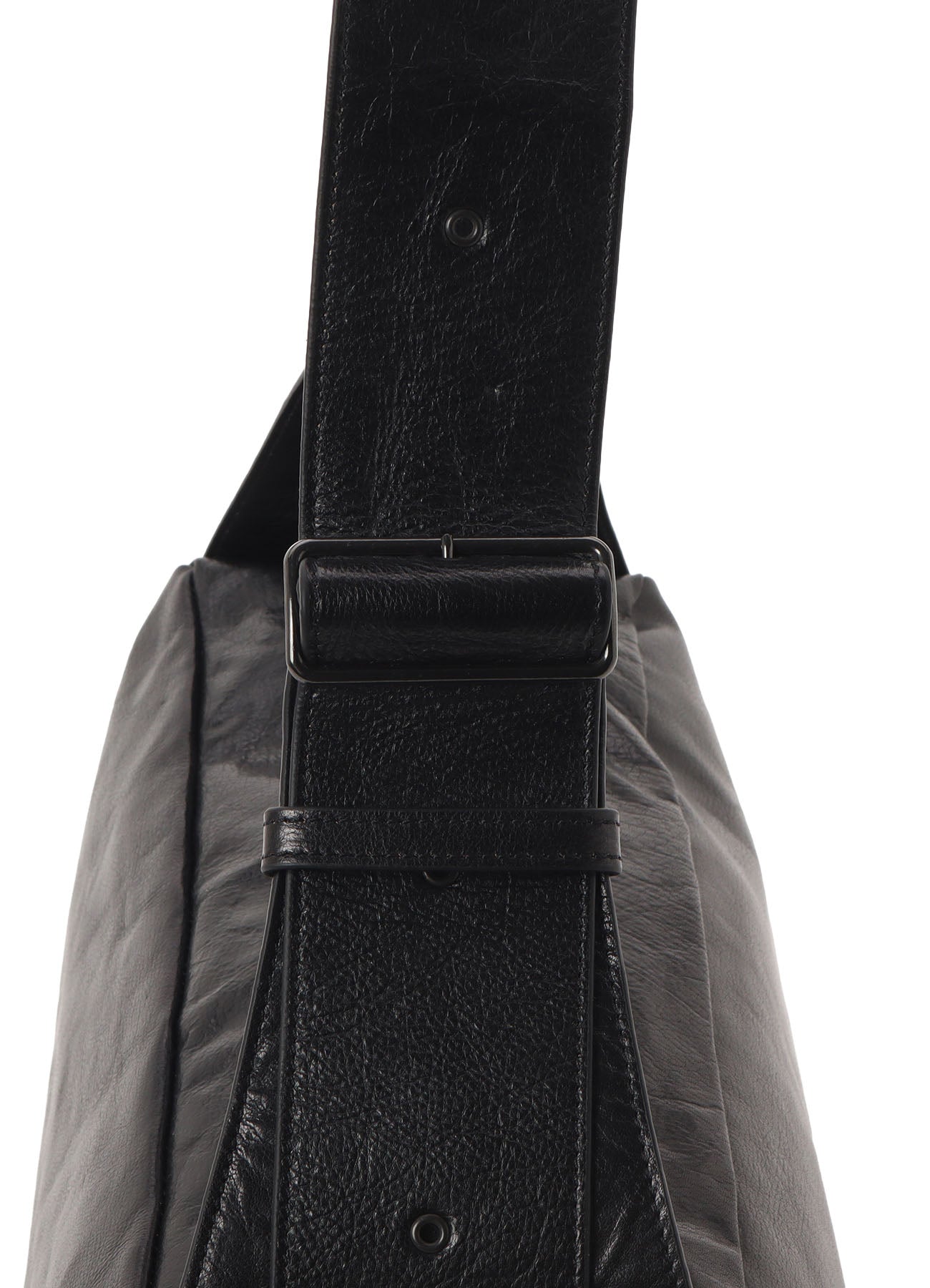 SURFACE-DYED SOFT TAN LEATHER BOX SHOULDER BAG – THE SHOP YOHJI