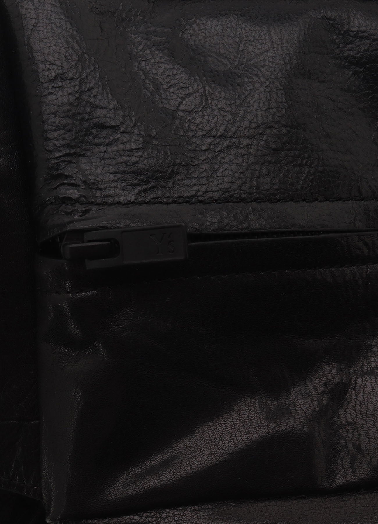 SURFACE-DYED SOFT TAN LEATHER BOX SHOULDER BAG