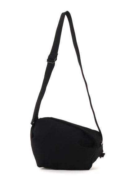 HIGH TWISTED GABARDINE TUCK SHOULDER BAG S
