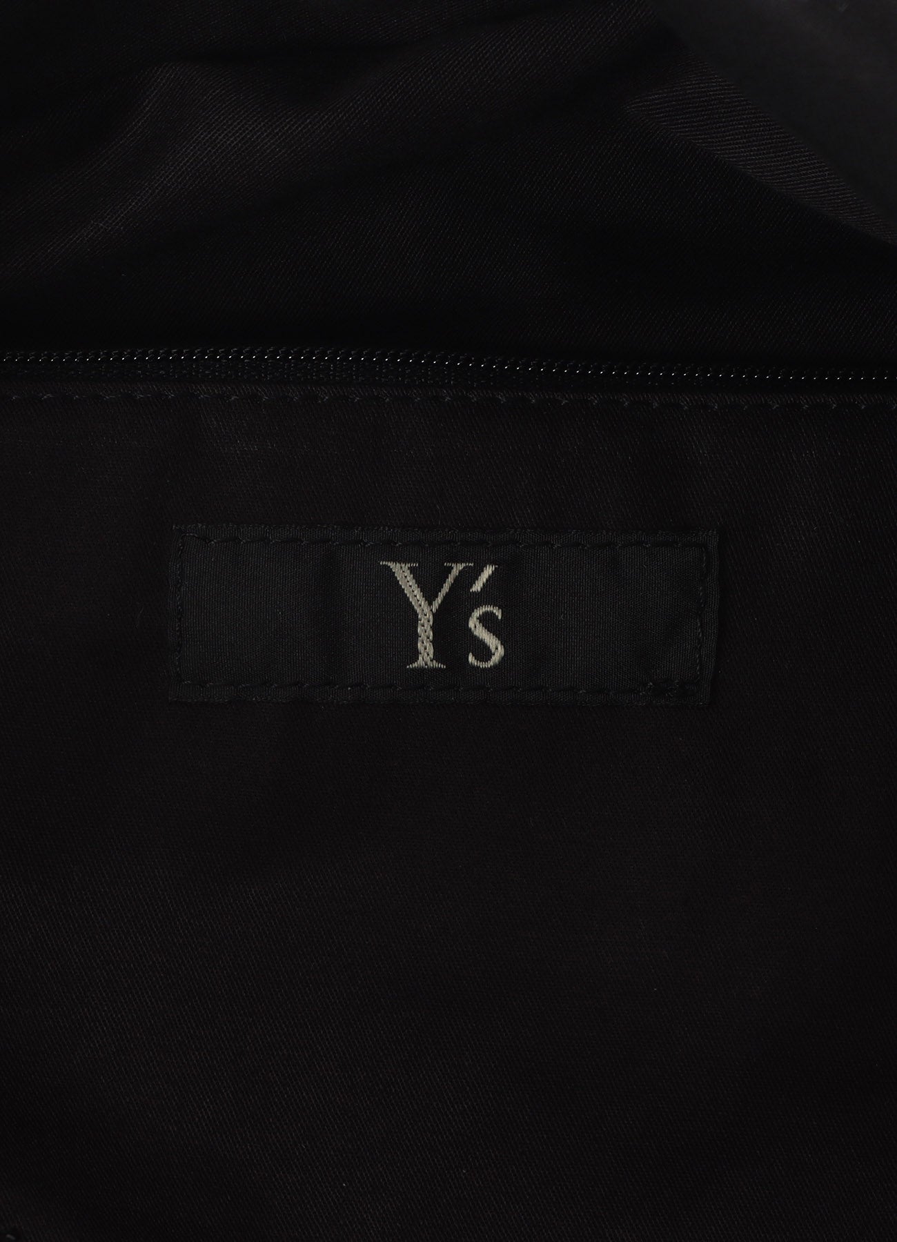 HIGH TWISTED GABARDINE TUCK SHOULDER BAG S