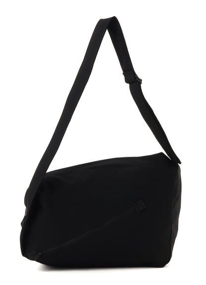 HIGH TWISTED GABARDINE TUCK SHOULDER BAG L