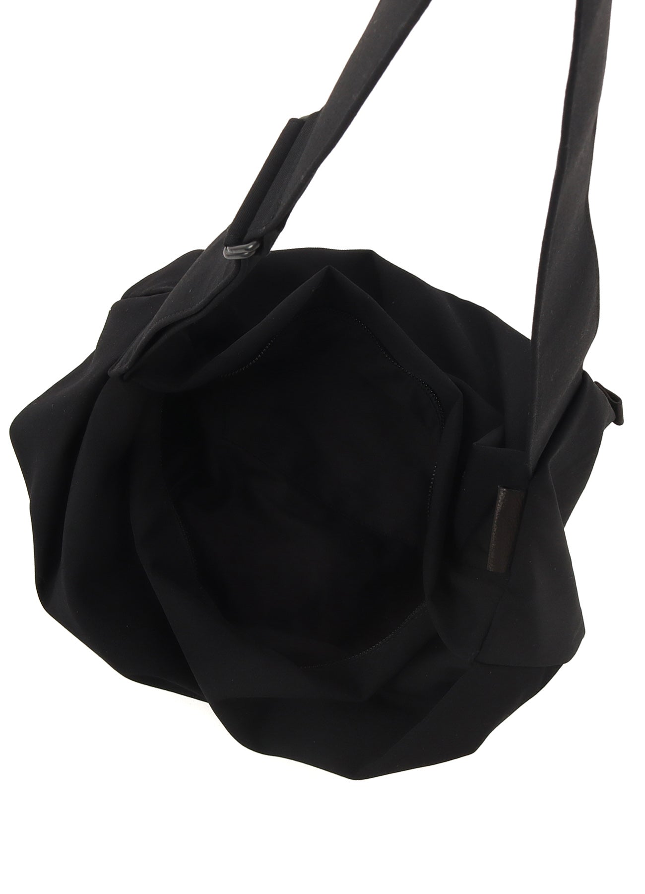 HIGH TWISTED GABARDINE TUCK SHOULDER BAG L