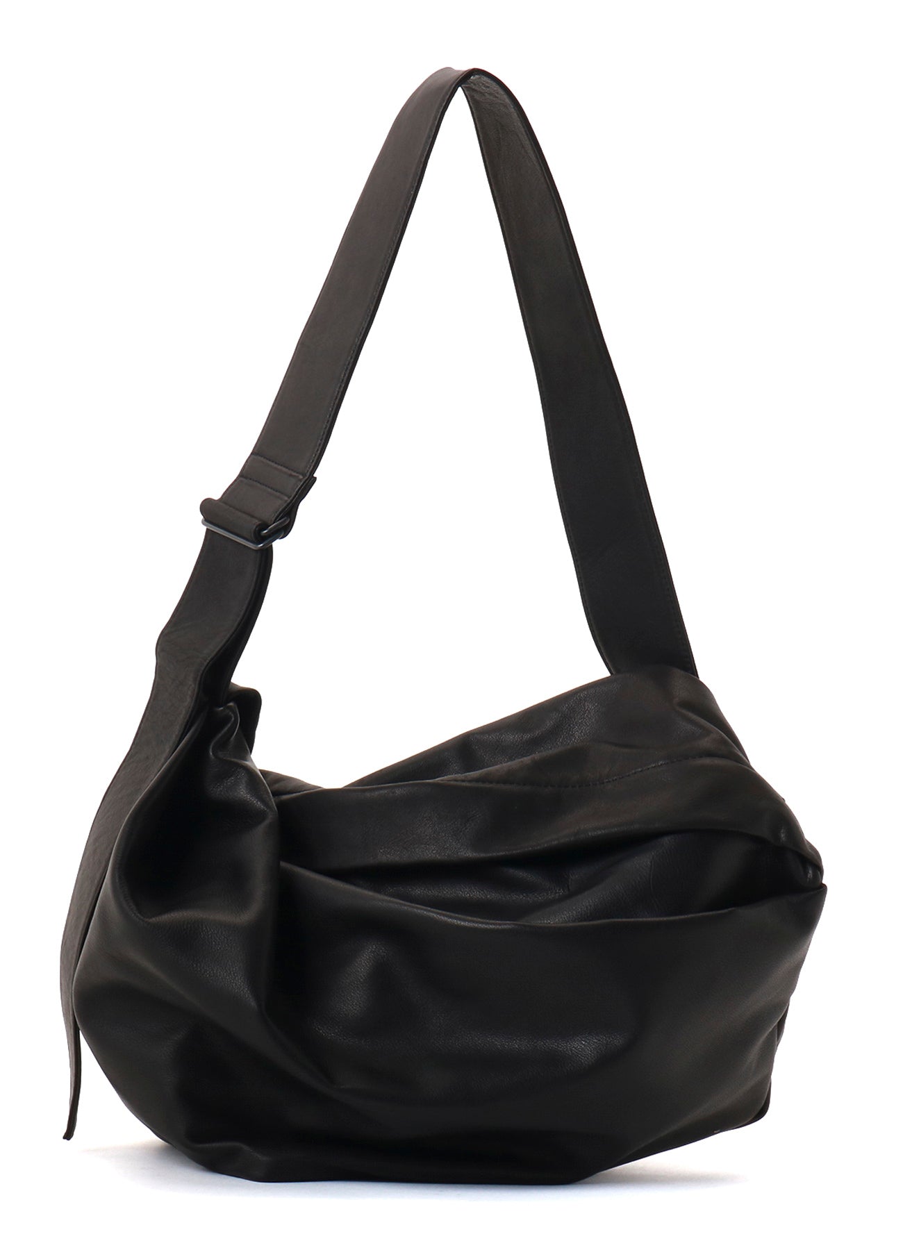 WATER DYED SOFT LEATHER TUCK SHOULDER BAG L – THE SHOP YOHJI YAMAMOTO