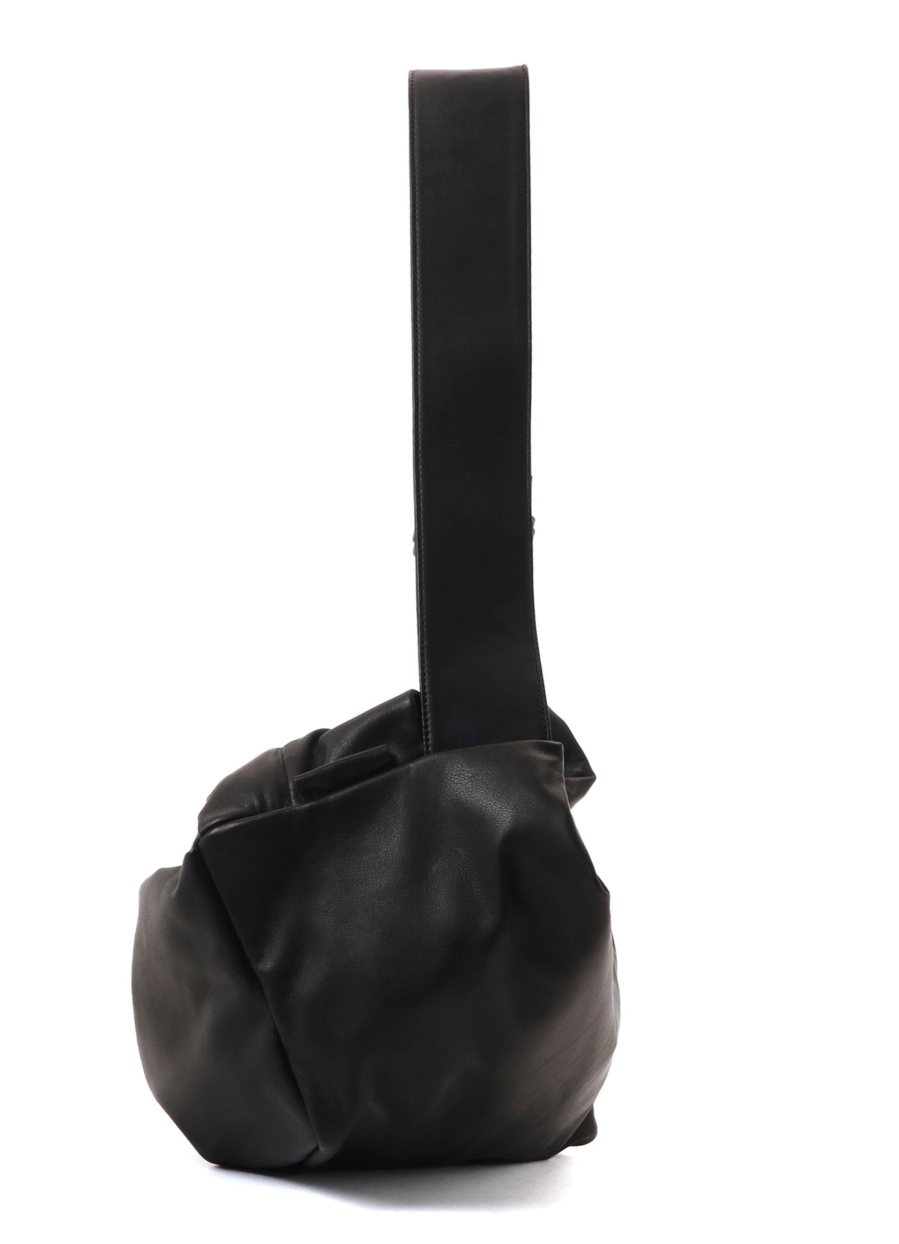 WATER DYED SOFT LEATHER TUCK SHOULDER BAG L