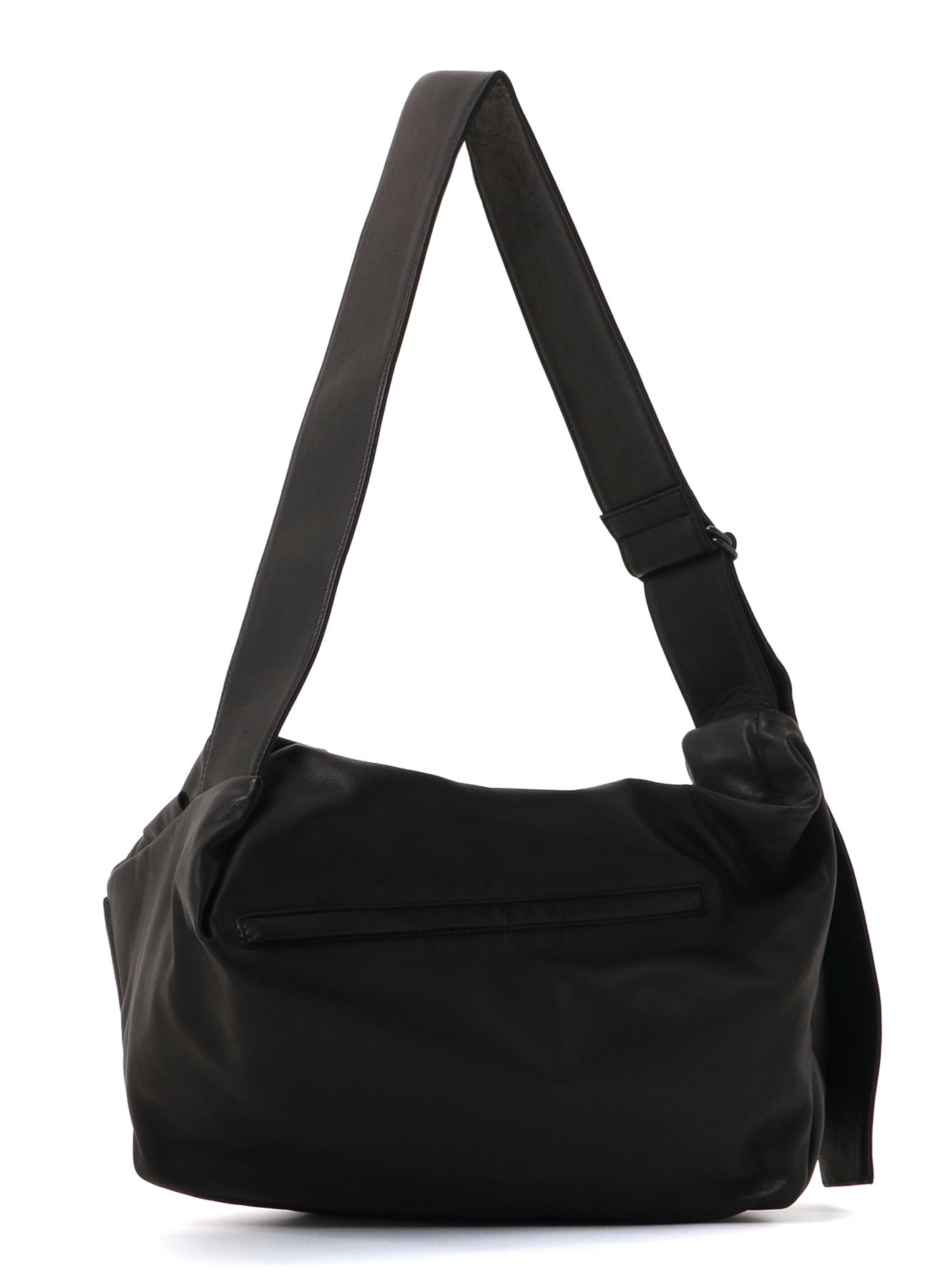 WATER DYED SOFT LEATHER TUCK SHOULDER BAG L