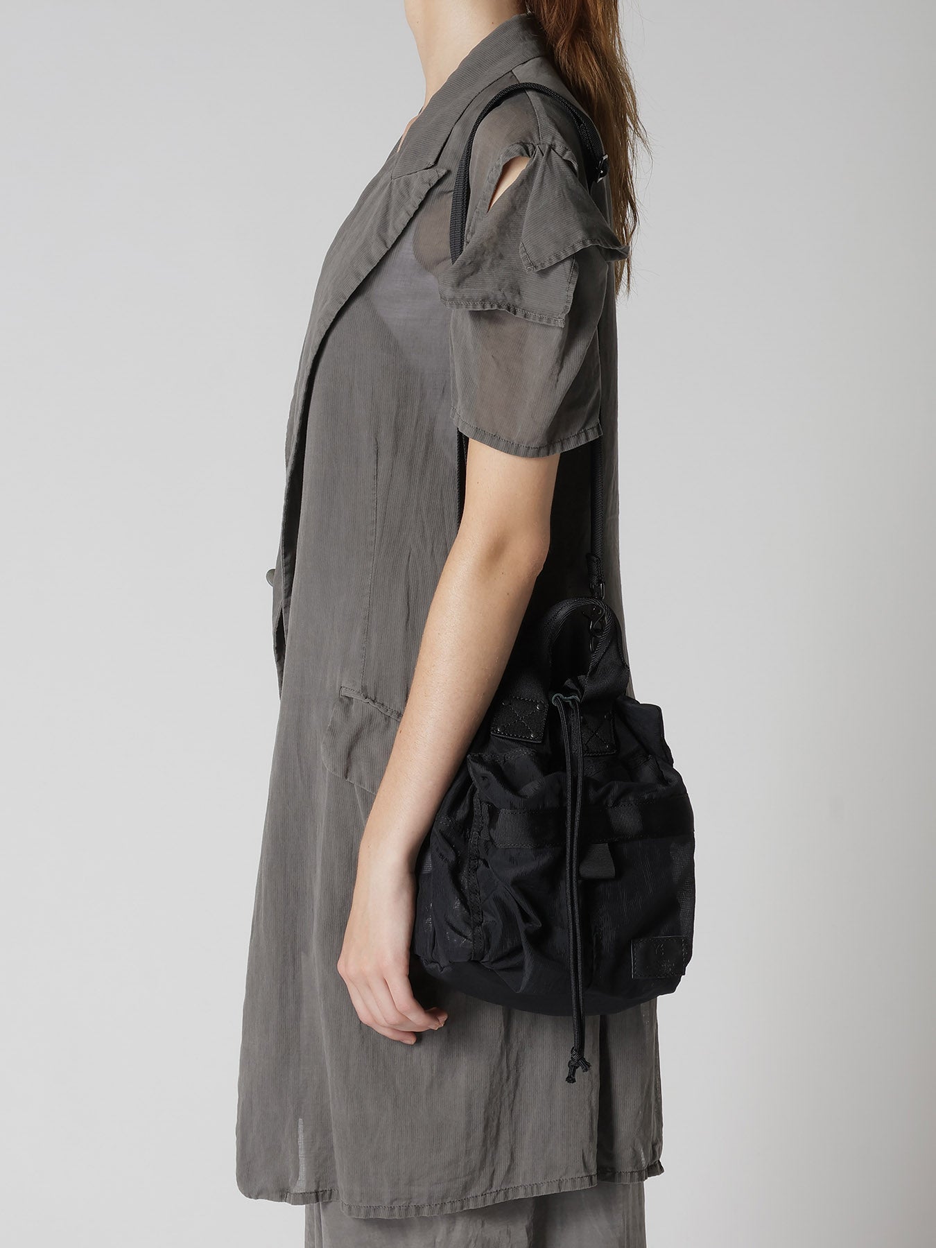 SHEER RIPSTOP NYLON SHOULDER POUCH