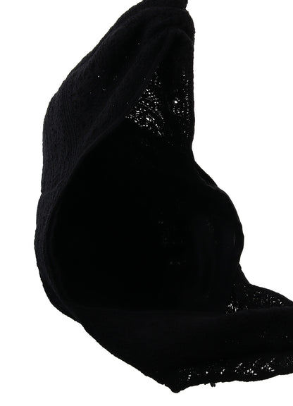 MEXICAN TILE PATTERN KNIT TOTE BAG