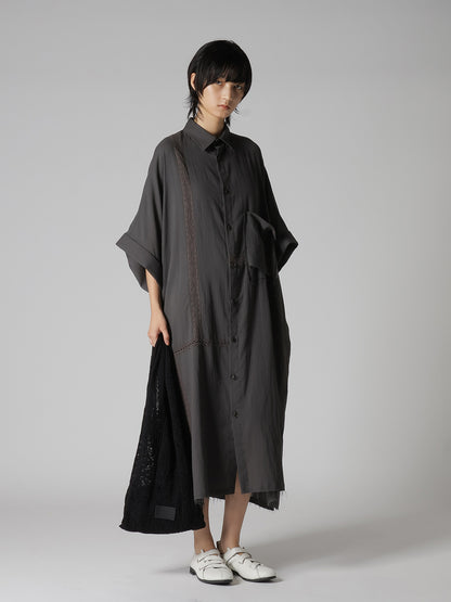 MEXICAN TILE PATTERN KNIT TOTE BAG